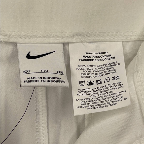 NWT Nike Core White Baseball Pants Mens Size XXL (AA9796-100) - Picture 9 of 9